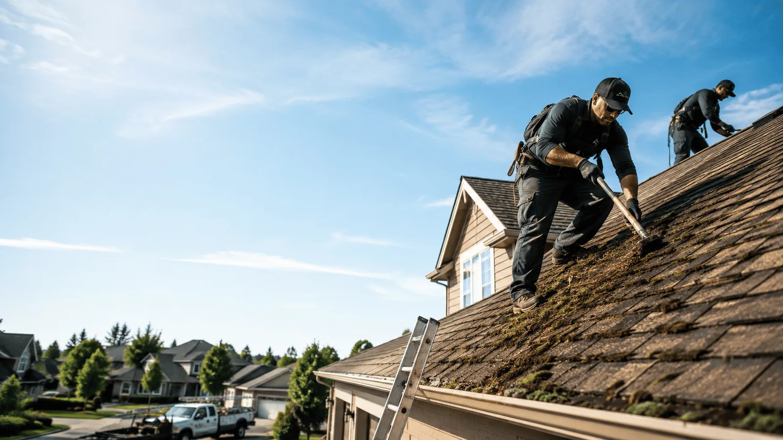 Roof Moss Removal in Midlothian, VA near me